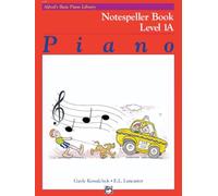 Alfred's basic piano library - notespeller book level 1a piano