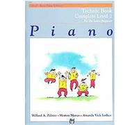 Alfred's basic piano course technic book complete level 1 piano book piano