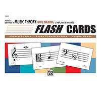 Alfred's Essentials of Music Theory Note Naming Flash Cards: Treble, Bass & Alto Clefs