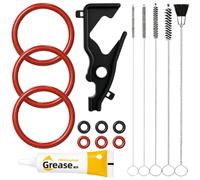 Alfuny Kit pièces entretien Siemens EQ5-8 Bosch Vero Neff Gaggenau | Kit de joints d'entretien, joints, graisse silicone, brosses pour Siemens EQ6 Plus S700/S100/S300, cafetières
