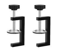 Alfven Serre Joint Kit, 2 pièces pinces G Pince G Réglable pinces G pour le travail du bois Plage de serrage 10-57 mm Pour chambre à coucher, cuisine, salle de bain, étagère (noir)