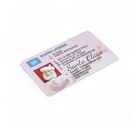 ALG ID Cards Permis de conduire Père Noël - Permis de conduire Père Noël - Permis de conduire Père Noël pour enfants - Permis de vol en traîneau britannique pour enfants