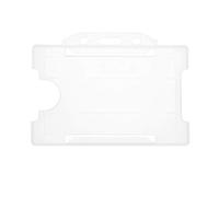 ALG ID Cards® Porte-badge rigide transparent pour carte d'identité (paysage) (86 mm x 54 mm CR80)