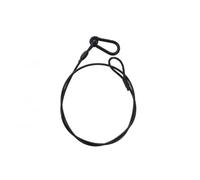 ALGAM LIGHTING Elingue de sécurité 3 mm - 75 cm noir - Charge max 20kg - noir