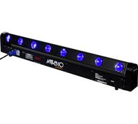 ALGAM LIGHTING - MB810 - Barre motorisée LED 8 x 10W RGBW - Effet Swipe, Stroboscope, Chase - 1060 x 160 x 90 mm - IP20