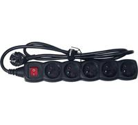 ALGAM LIGHTING Multiprise 5 Voies - Avec Interrupteur Général - 1,2m - IP20