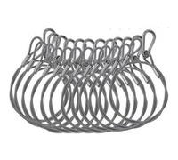 PACK 12 ELINGUES 4MM 85CM ARGENT