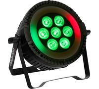 Algam Lighting PARWASH 76 RING - Par Wash LED 7 x 6W RGBW avec anneau LED RGB, IP20