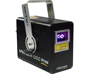 ALGAM LIGHTING - SPECTRUM 1000 PINK - Laser d'animation monochrome rose 1000 mW - Classe laser 4 - IP20-260 x 260 x 150 mm