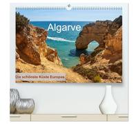Algarve - Die schönste Küste Europas (hochwertiger Premium Wandkalender 2026 DIN A2 quer), Kunstdruck in Hochglanz: Aufnahmen von Portugals Traumküste