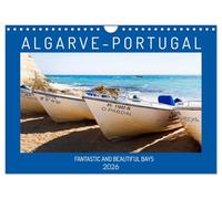 ALGARVE PORTUGAL FANTASTIC AND BEAUTIFUL BAYS (Wall Calendar 2026 DIN A4 landscape), CALVENDO 12 Month Wall Calendar: Algarve's most beautiful beaches and fascinating bays
