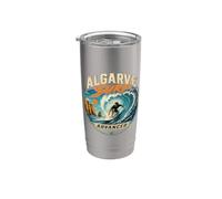 Algarve Surf Advanced Ride The Swell Wave Rider Gobelet isotherme en acier inoxydable double paroi