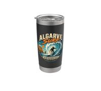 Algarve Surf Advanced Ride The Swell Wave Rider Gobelet isotherme en acier inoxydable double paroi