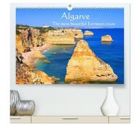 Algarve - The most beautiful European coast (High Quality Premium Wall Calendar 2026 DIN A2 landscape),CALVENDO 12 Month Wall Calendar: Some of the wide sandy beaches in Portugal