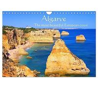Algarve - The most beautiful European coast (Wall Calendar 2026 DIN A4 landscape), CALVENDO 12 Month Wall Calendar: Some of the wide sandy beaches in Portugal