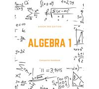 Algebra 1 Companion Notebook: for Saxon Third Edition