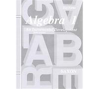 Algebra 1 John Saxon (Auteur)