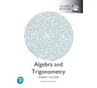 Algebra and Trigonometry, Global Edition