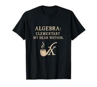 Algebra Elementary Watson Retro STEM Detective Design T-Shirt