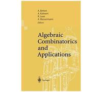 Algebraic Combinatorics And Applications