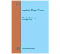 Algebraic Design Theory