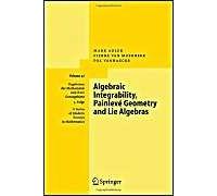 Algebraic Integrability, Painlevé Geometry And Lie Algebras