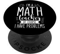 Algèbre Calcul Mathématicien Professeur De Mathématiques Popsockets Popgrip - Support Et Grip Pour Smartphone/Tablette Avec Un Top Interchangeable[Z1553]