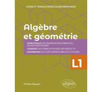 Algèbre et géométrie - Licence 1re année - Cours et travaux dirigés de mathématiques - Nicolas Nguyen - Ellipses - broché - Scolaire / Universitaire