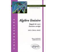 Algebre Lineaire - Rappels De Cours, Exercices Corrigés