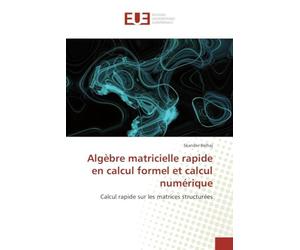 Algèbre matricielle rapide en calcul formel et calcul numérique: Calcul rapide sur les matrices structurées