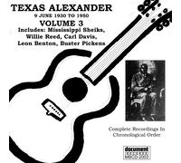 Texas Alexander – Vol. 3 : Enregistrements complets – CD