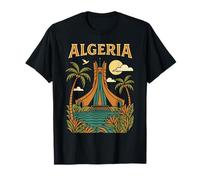 Algeria Alger l'algérie Les Algériens DZ Algérien Bled Retro T-Shirt