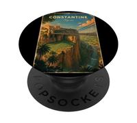 Algeria Algérie Constantine Algériens DZ Algérien Bled Retro PopSockets PopGrip Adhésif