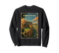Algeria Algérie Constantine Algériens DZ Algérien Bled Retro Sweatshirt