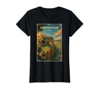 Algeria Algérie Constantine Algériens DZ Algérien Bled Retro T-Shirt Graphique avec Valeur