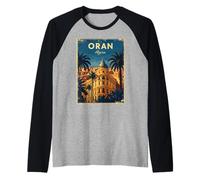 Algeria Algérie Oran Les Algériens DZ Algérien Bled Retro Manche Raglan