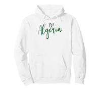 Algeria Heart Amour Femme Algérie Sweat à Capuche