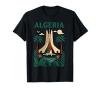 Algeria Vintage Algerie Monument Alger Cadeau Algerien T-Shirt