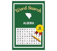 Algeria Word Search Puzzle Book: Easy to read print | 6x9 inches | 55 Puzzles, 495 Words, 83 Pages | Learn about Albania | Gift for Country & ... Vacations, Road Trips, Holidays, & Free Time