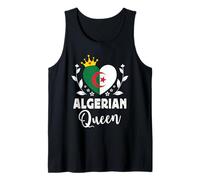 Algerian Queen Algeria Flag Proud Algerian Woman Débardeur