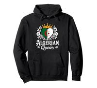 Algerian Queen Algeria Flag Proud Algerian Woman Sweat à Capuche