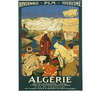 Algerie Algerie Algérie - Plaque murale en métal - 20,3 x 30,5 cm
