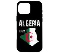 Algérie Carte Drapeau EST. Coque pour iPhone 16 Pro Max