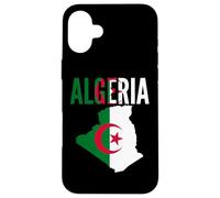 Algérie - Drapeau Carte Pays Algérie Coque pour iPhone 16 Plus