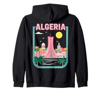 Algérie DZ Algeria (imprimé au dos) Sweat à Capuche