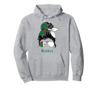 Algérie fille Algérienne fille Algérie femme drapeau Sweat à Capuche