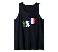 Algérie France Vintage Drapeau Français Algérien Débardeur