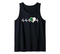 Algérie Heartbeat ECG IRE Rythme Cardiaque pouls Drapeau algérien Débardeur
