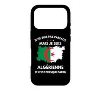 Algerie Je ne suis Pas Parfaite mais Je suis algérienne Coque pour iPhone 17 Pro