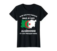 Algerie Je ne suis Pas Parfaite mais Je suis algérienne T-Shirt Graphique avec Valeur
